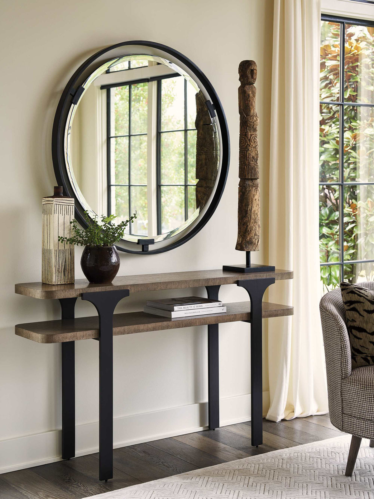 Aurora Round Mirror
