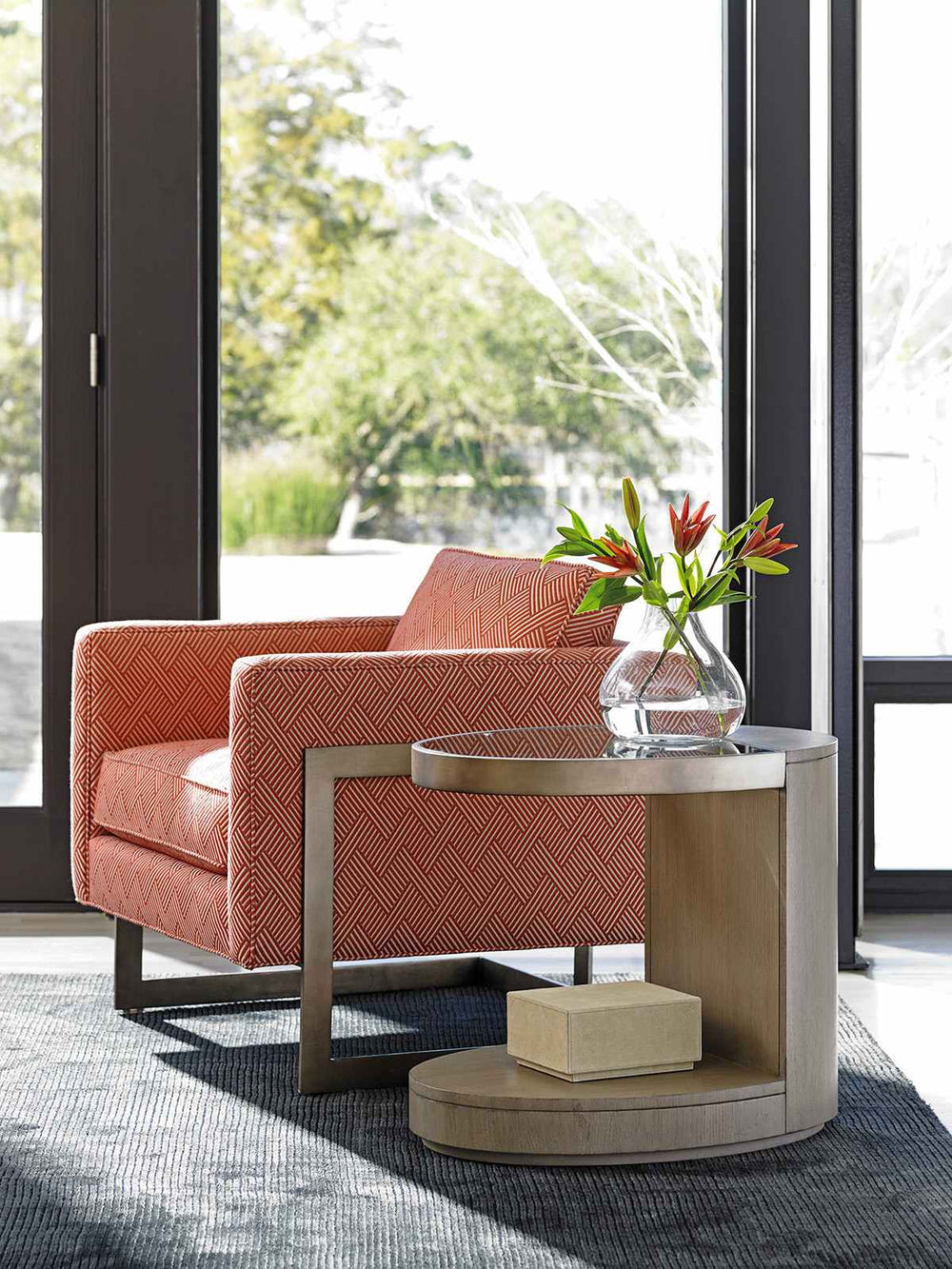 Highball Oval End Table