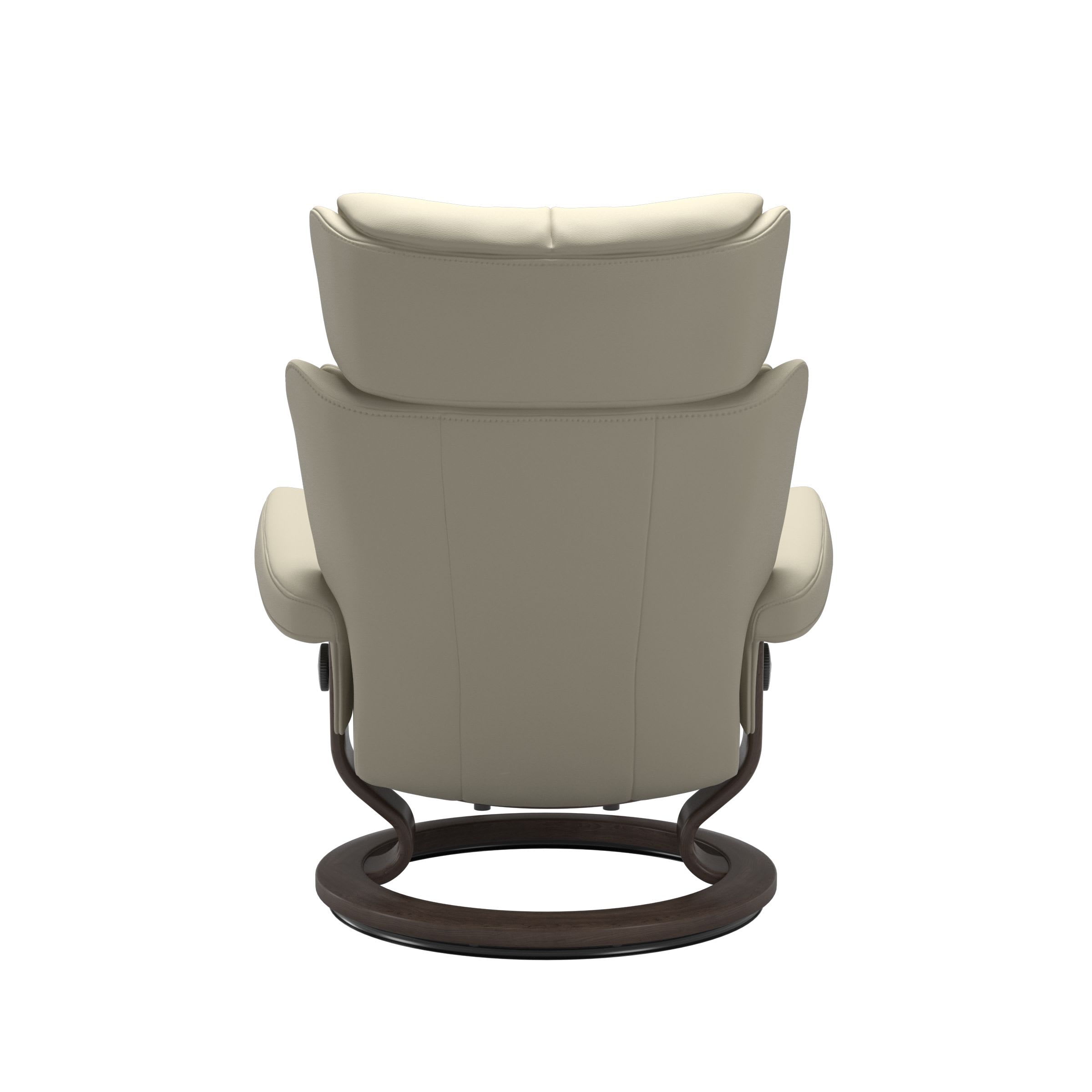 Stressless® Magic (L) Classic Base Recliner with Ottoman