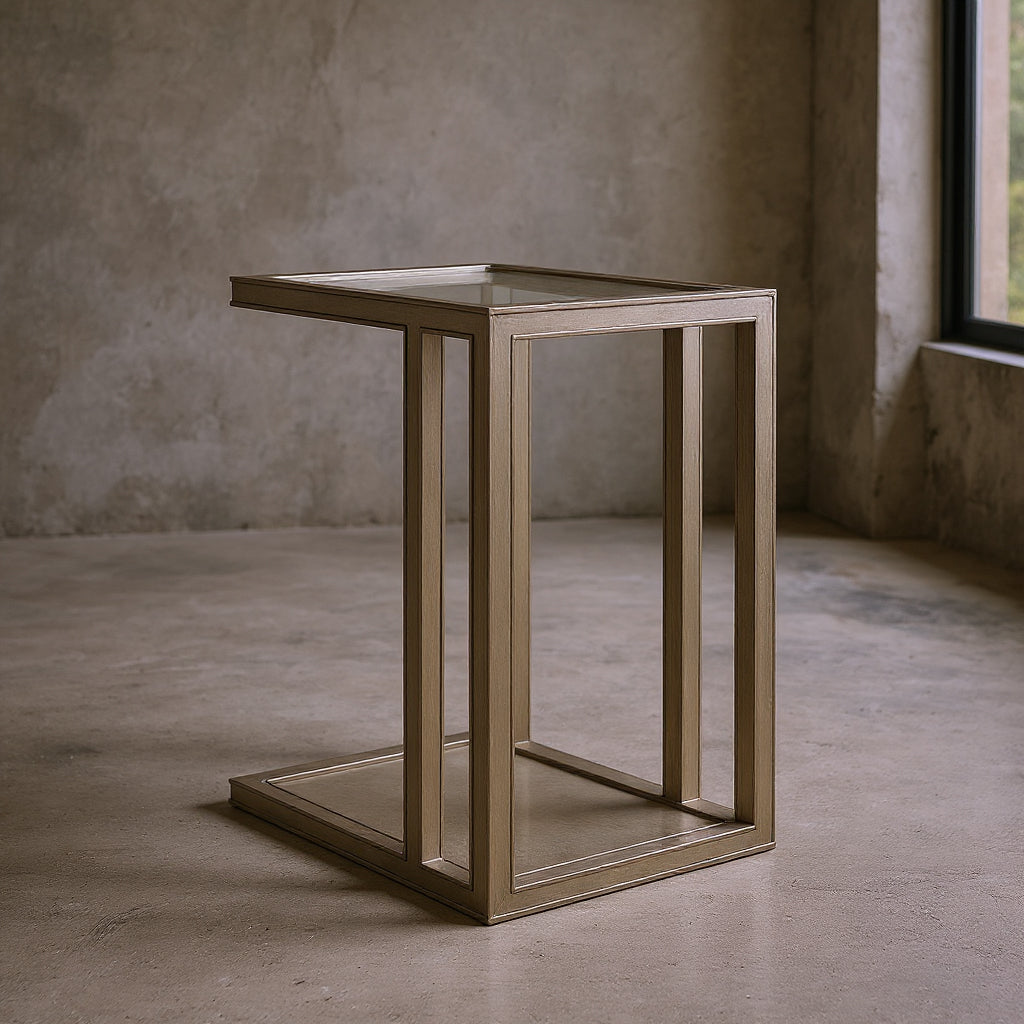 Glaze Small Table - Quartz