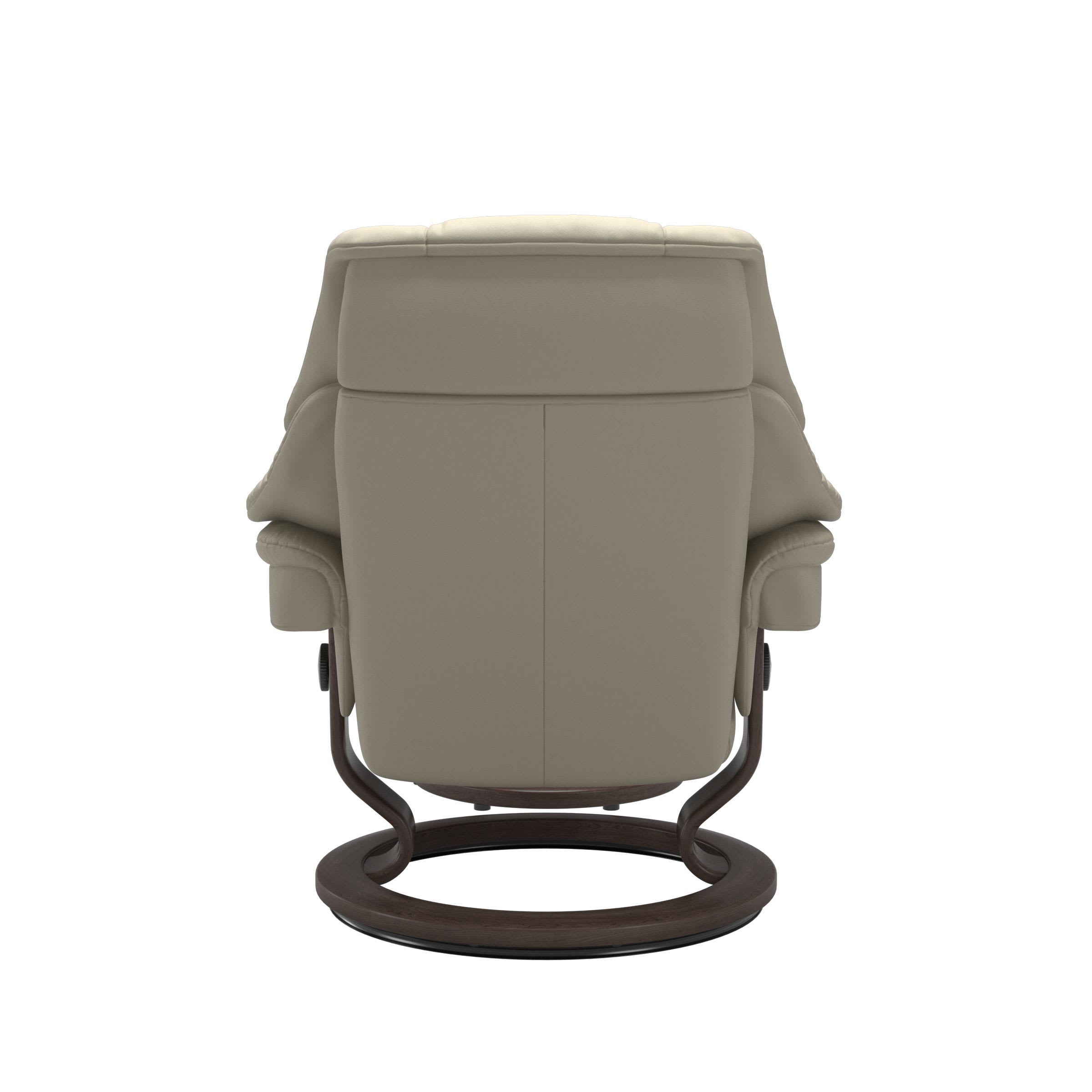 Stressless® Reno (L) Classic Base Recliner with Ottoman