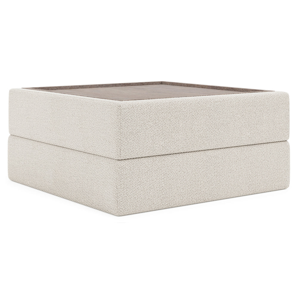 Vista Fabric Ottoman