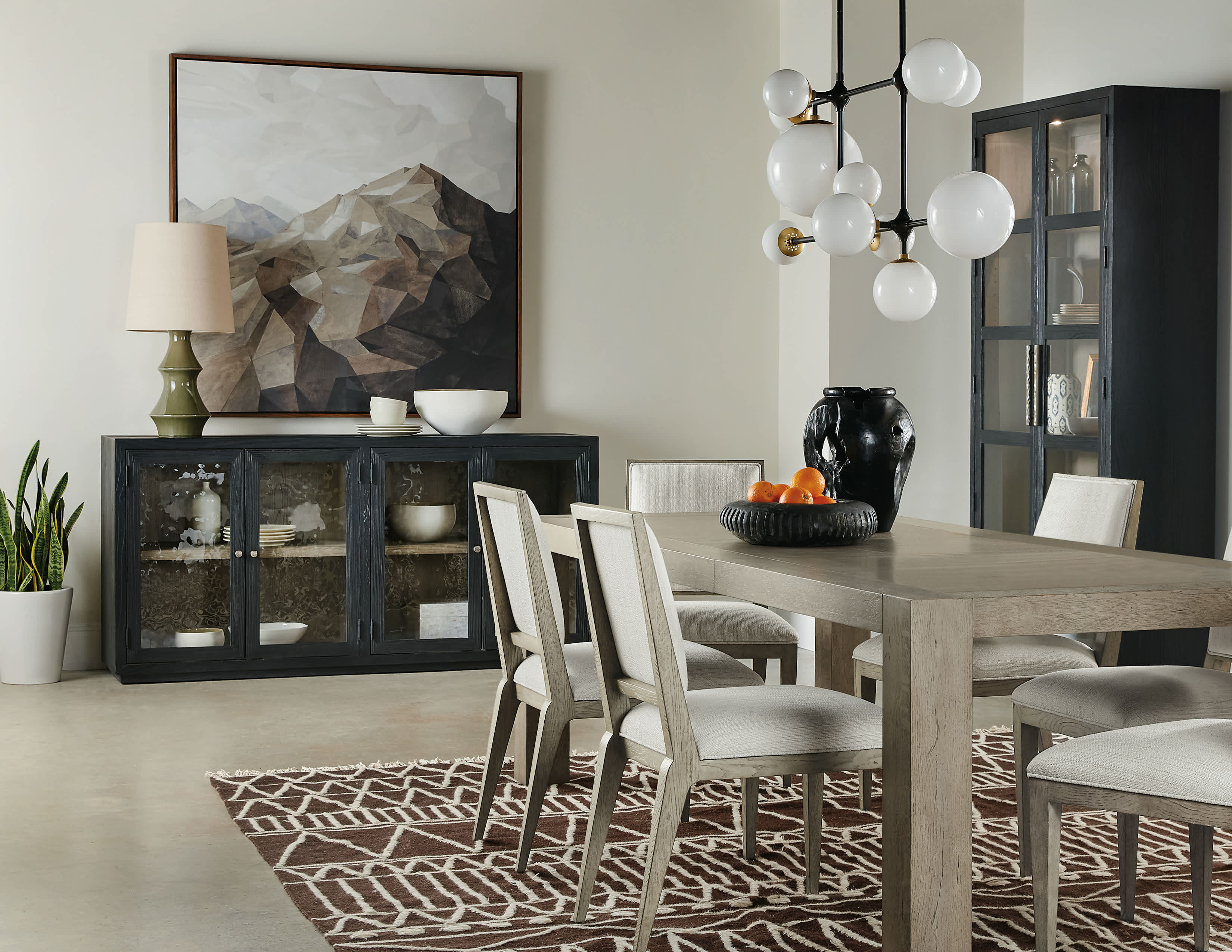 Linville Falls North Fork Rectangle Dining Table with 1-24 in Leaf
