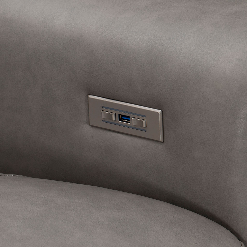 Lioni Leather Power Motion Sofa