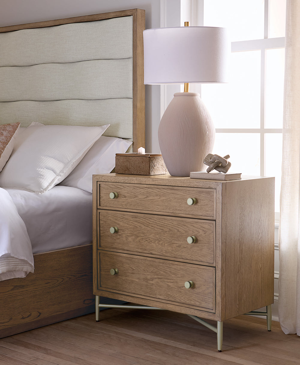 Sonnet Three-Drawer Nightstand