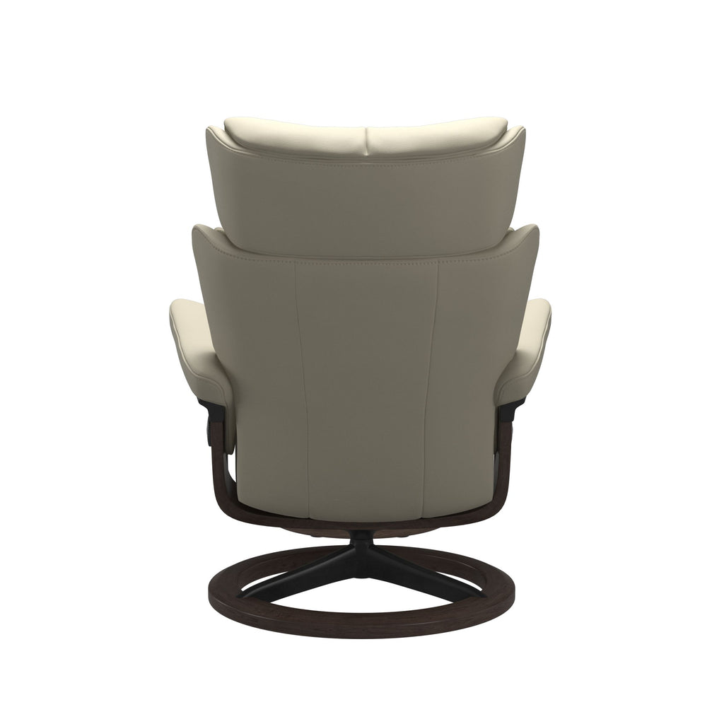 Stressless® Magic (L) Signature Base Recliner with Ottoman