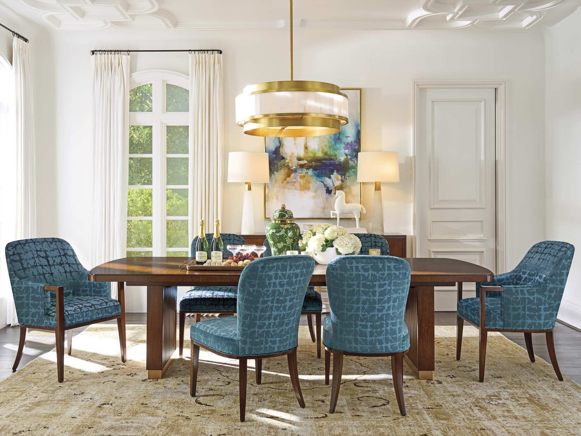 Portman Double Pedestal Dining Table