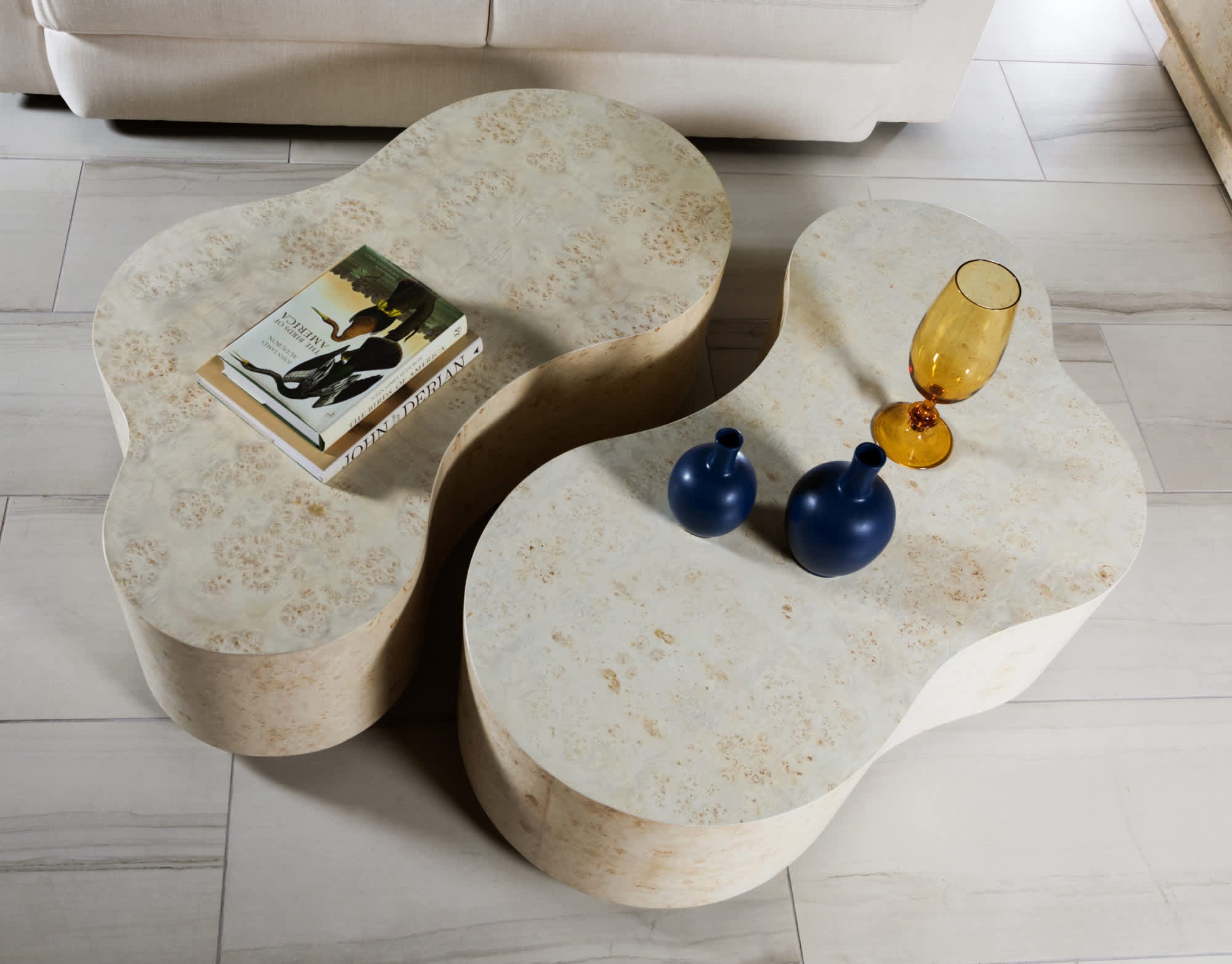 Baronet Asymmetrical Cocktail Table