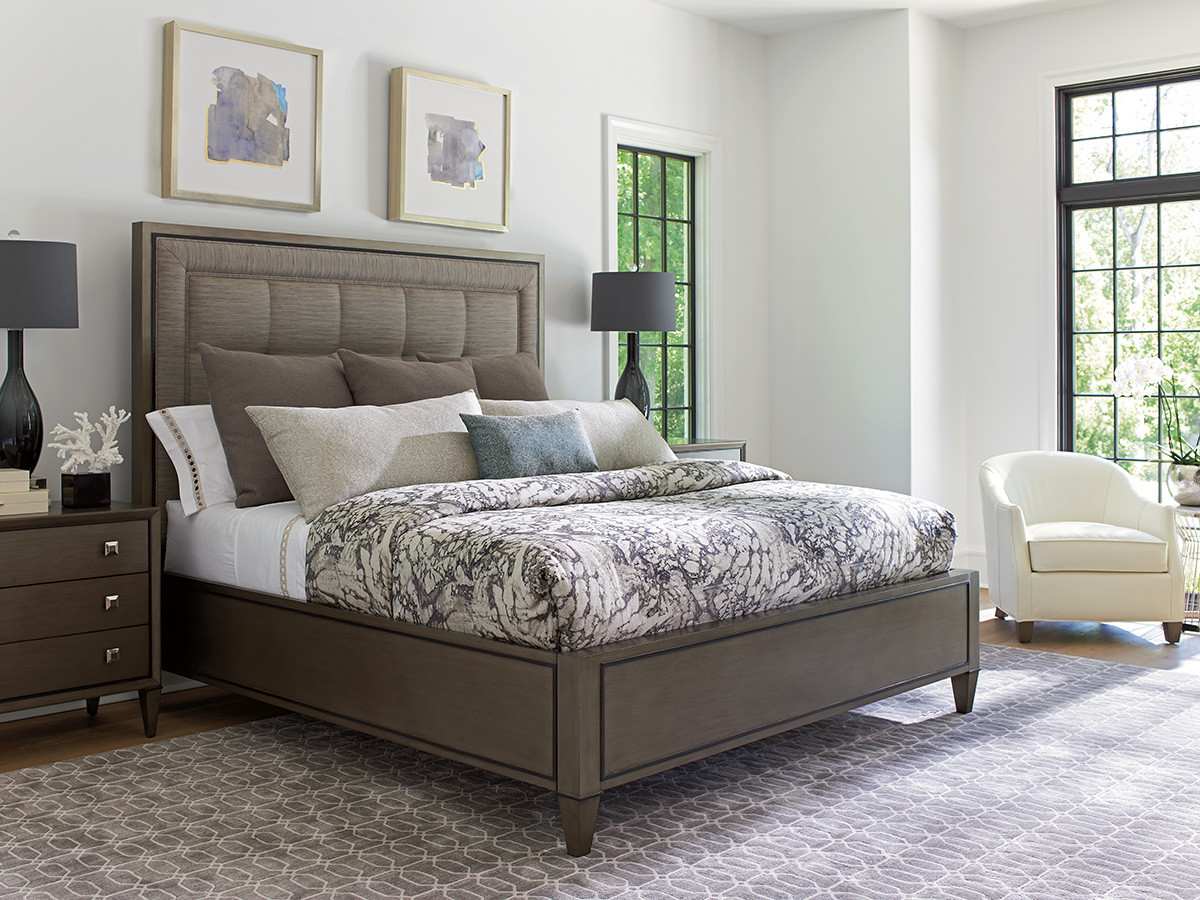 St. Tropez Upholstered Panel Bed