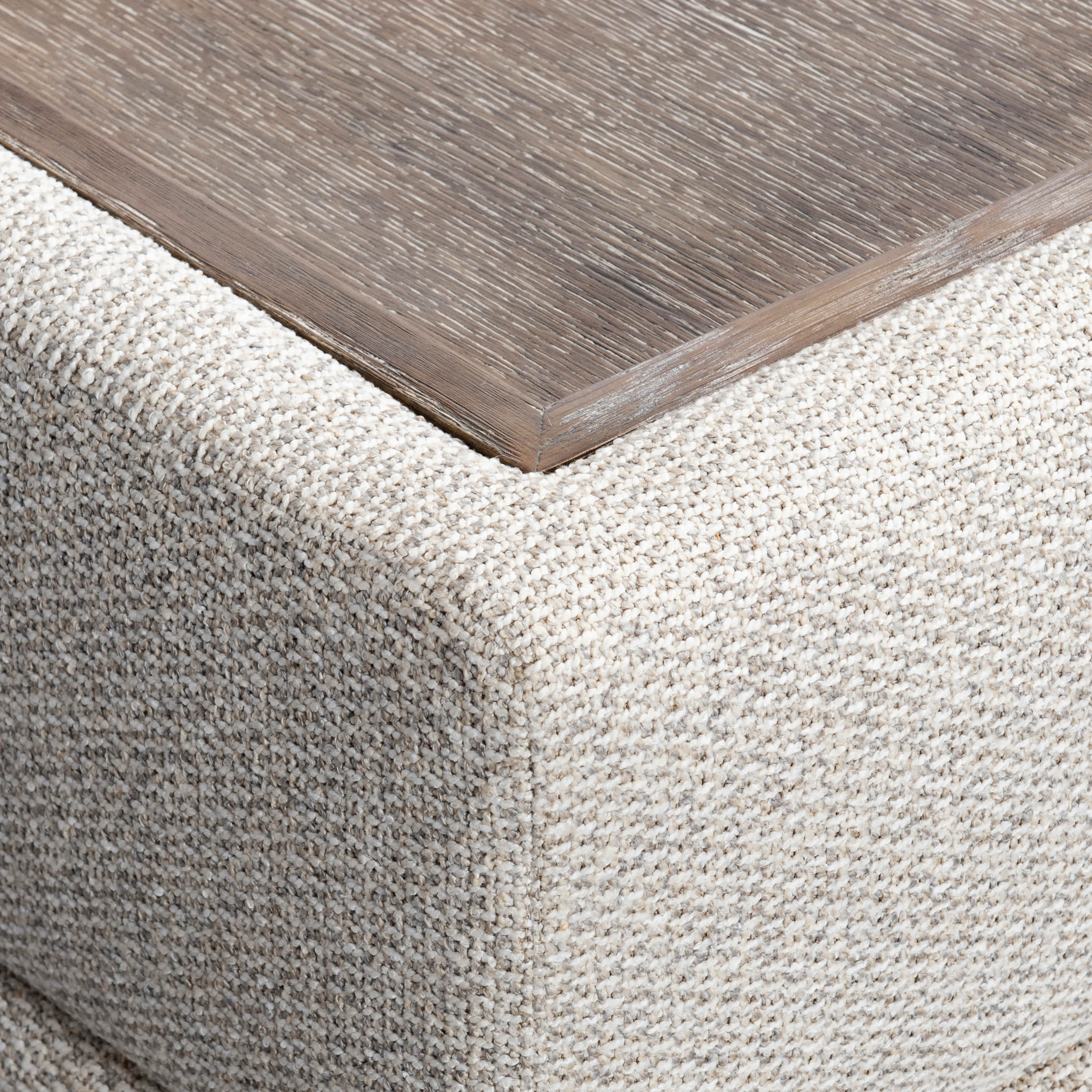 Vista Fabric Ottoman