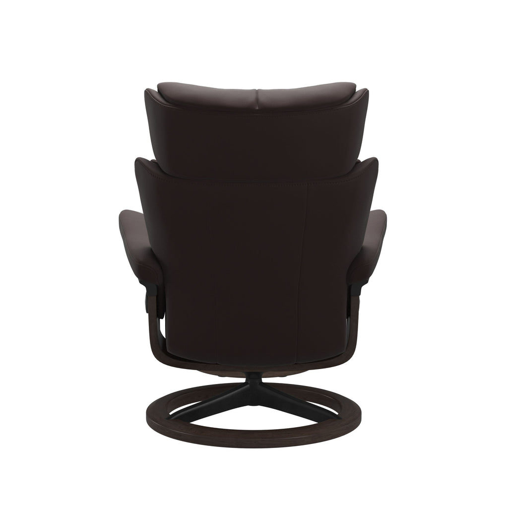 Stressless® Magic (M) Signature Base Recliner with Ottoman