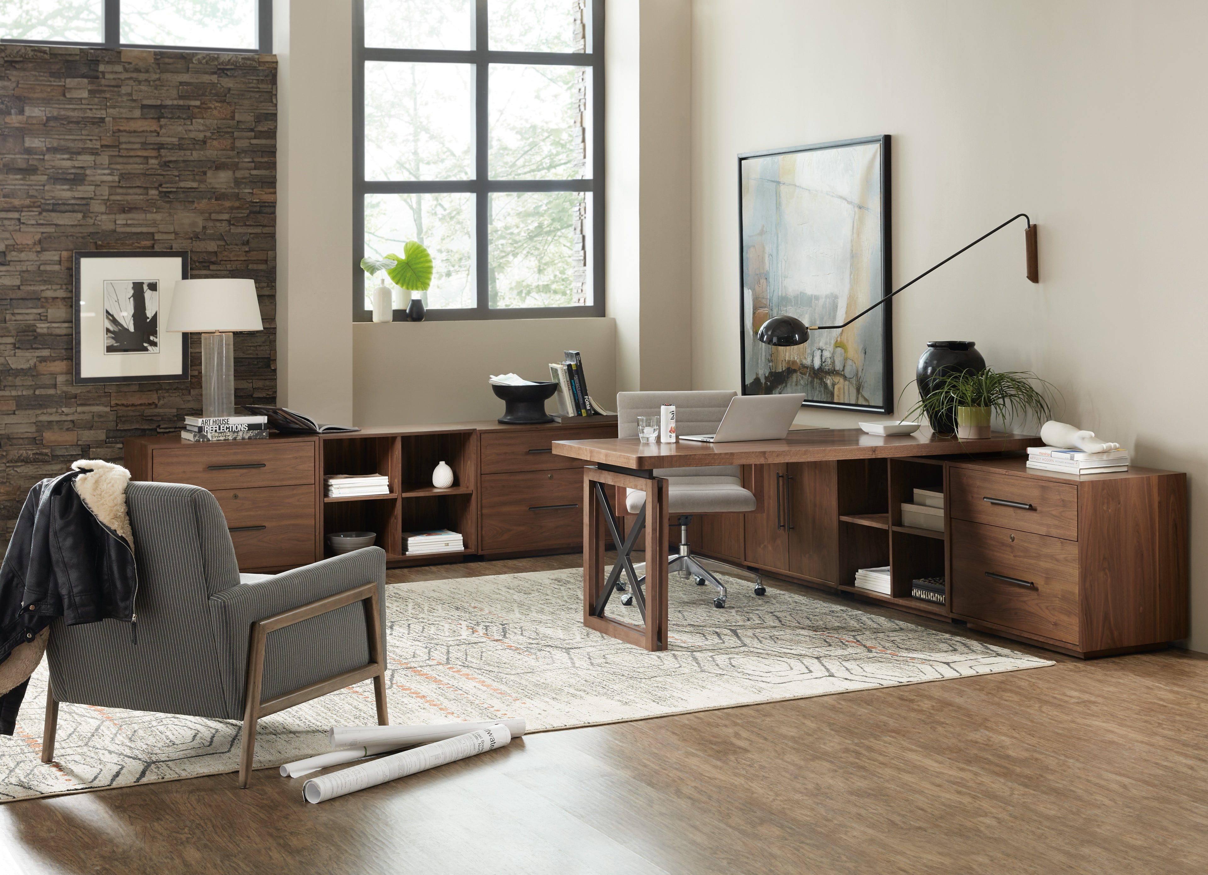 Elon Bunching Short Bookcase