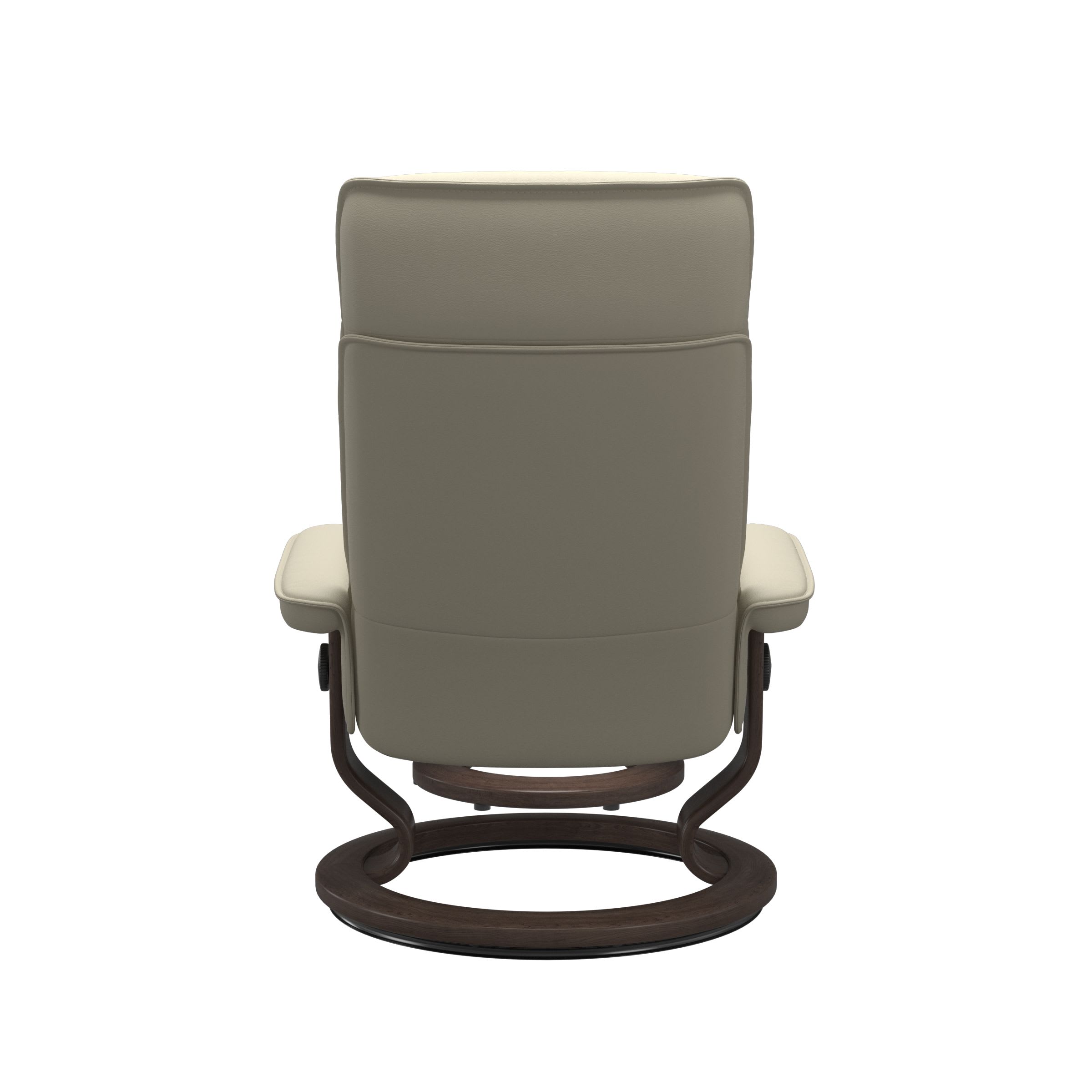 Stressless® Admiral (M) Classic Base Recliner with Ottoman