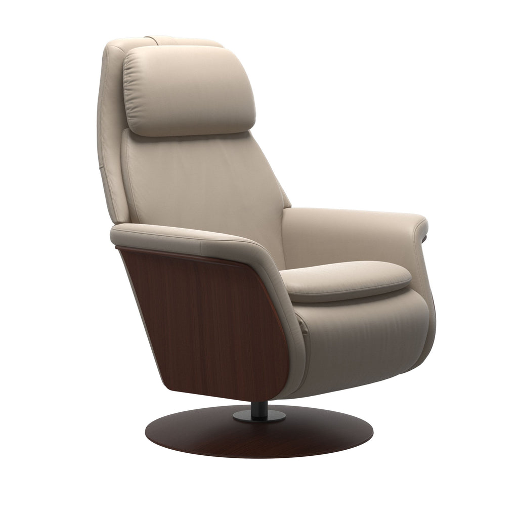 Stressless® Sam Power Wood Disc base